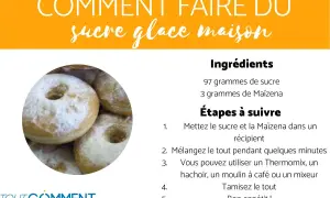 Comment faire du sucre glace maison : recette simple avec des beignets saupoudrés. Ingrédients et étapes pour réussir.