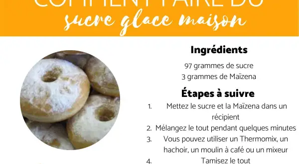 Comment faire du sucre glace maison : recette simple avec des beignets saupoudrés. Ingrédients et étapes pour réussir.